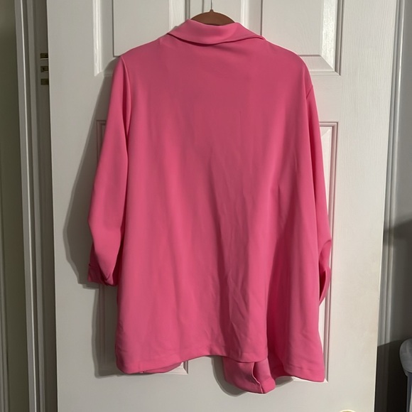 NWT Boutique Purchased Pink Blazer with pockets - Picture 4 of 4